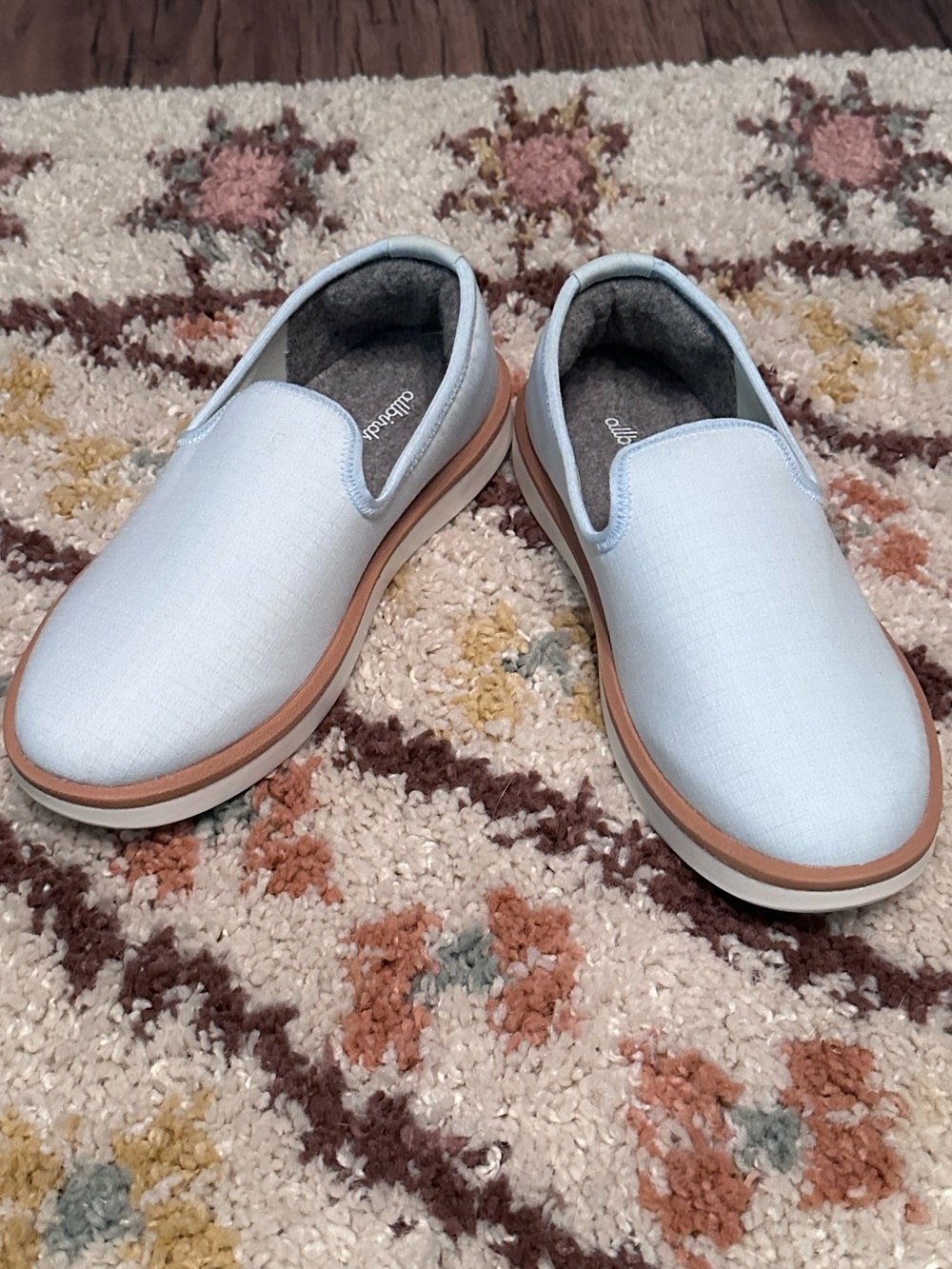 Allbirds Women’s Wool Lounger Slip-on Sneaker Light Blue